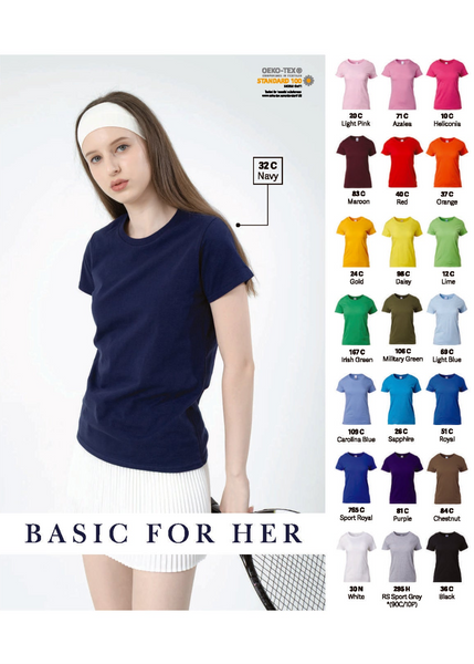 Gildan 76000 Ladies- 180gsm