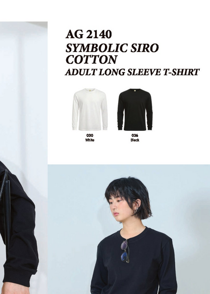 AG 2140 Symbolic Siro Cotton Adult Long Sleeve T-Shirt