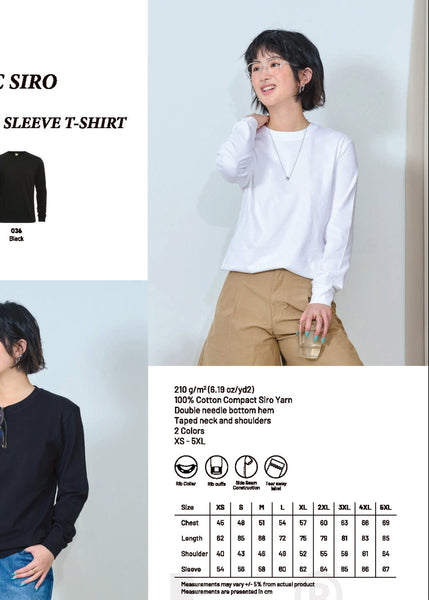 AG 2140 Symbolic Siro Cotton Adult Long Sleeve T-Shirt