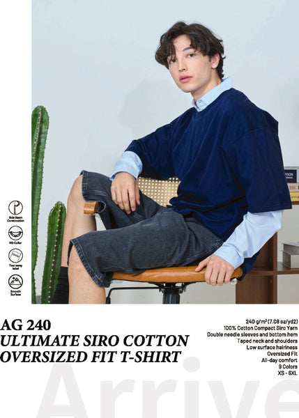 AG 240 Ultimate Siro Cotton Oversized Fit T-Shirt
