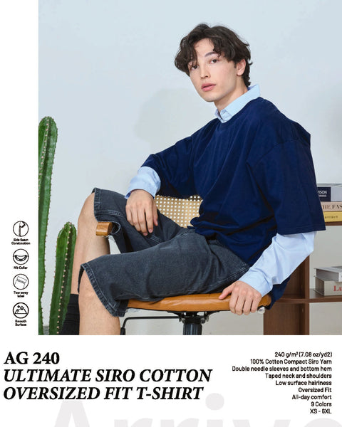 AG 240 Ultimate Siro Cotton Oversized Fit T-Shirt