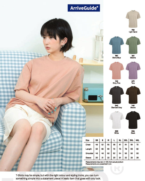 AG 280 Supreme Siro Cotton Oversized Fit T-Shirt