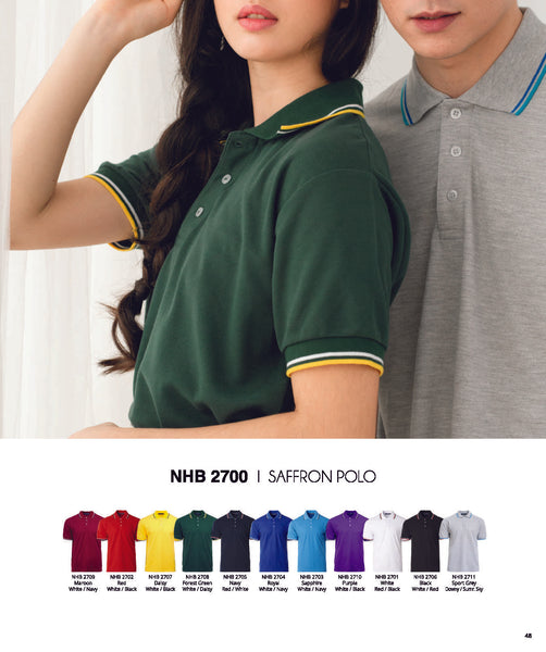 NHB 2700 Saffron Polo