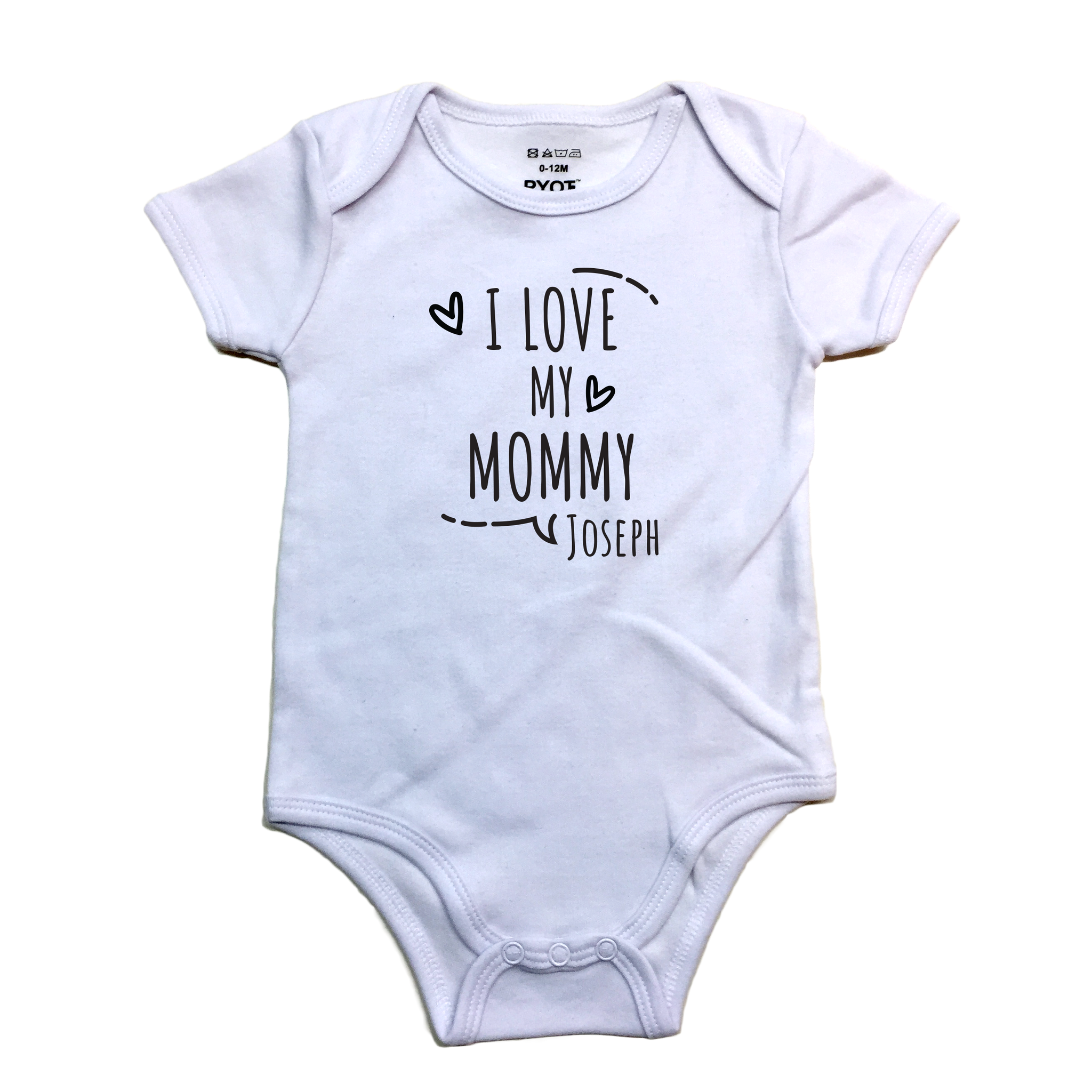 I love my mom 2025 baby clothes