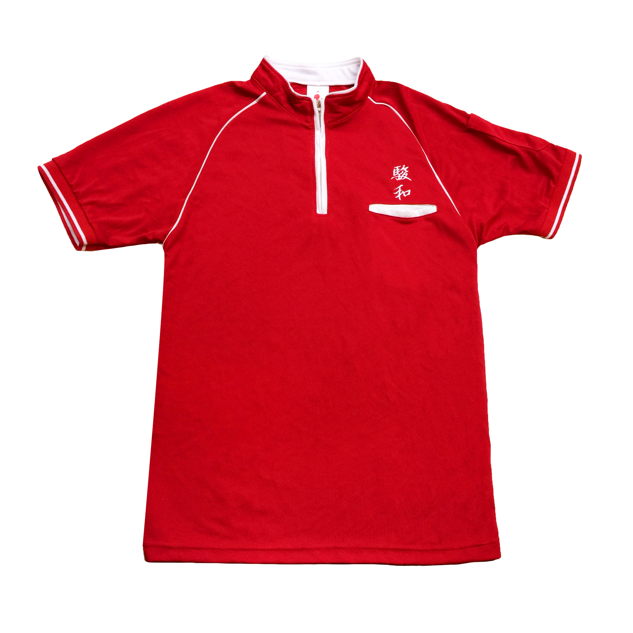 Mock Neck with Zip Shoulder Piping Cuff Pen Pocket Concealed